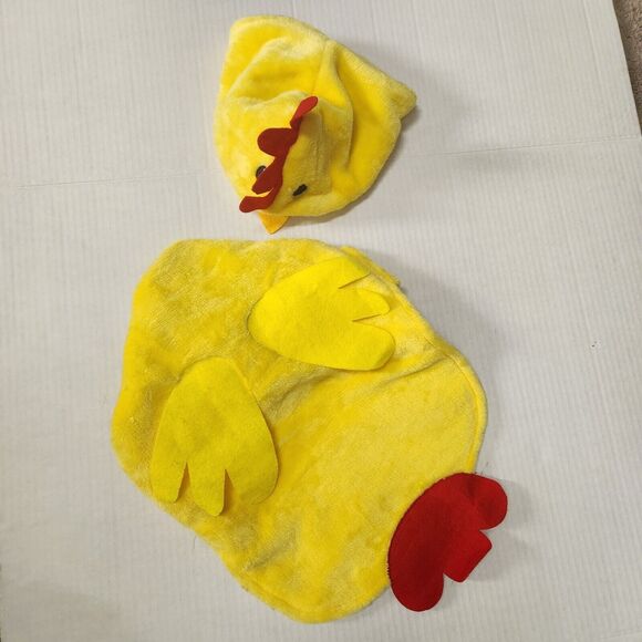 Halloween  Dog Cat Chicken Costume Vibrant Yellow Size XL Jack Russel Pug - Picture 1 of 8